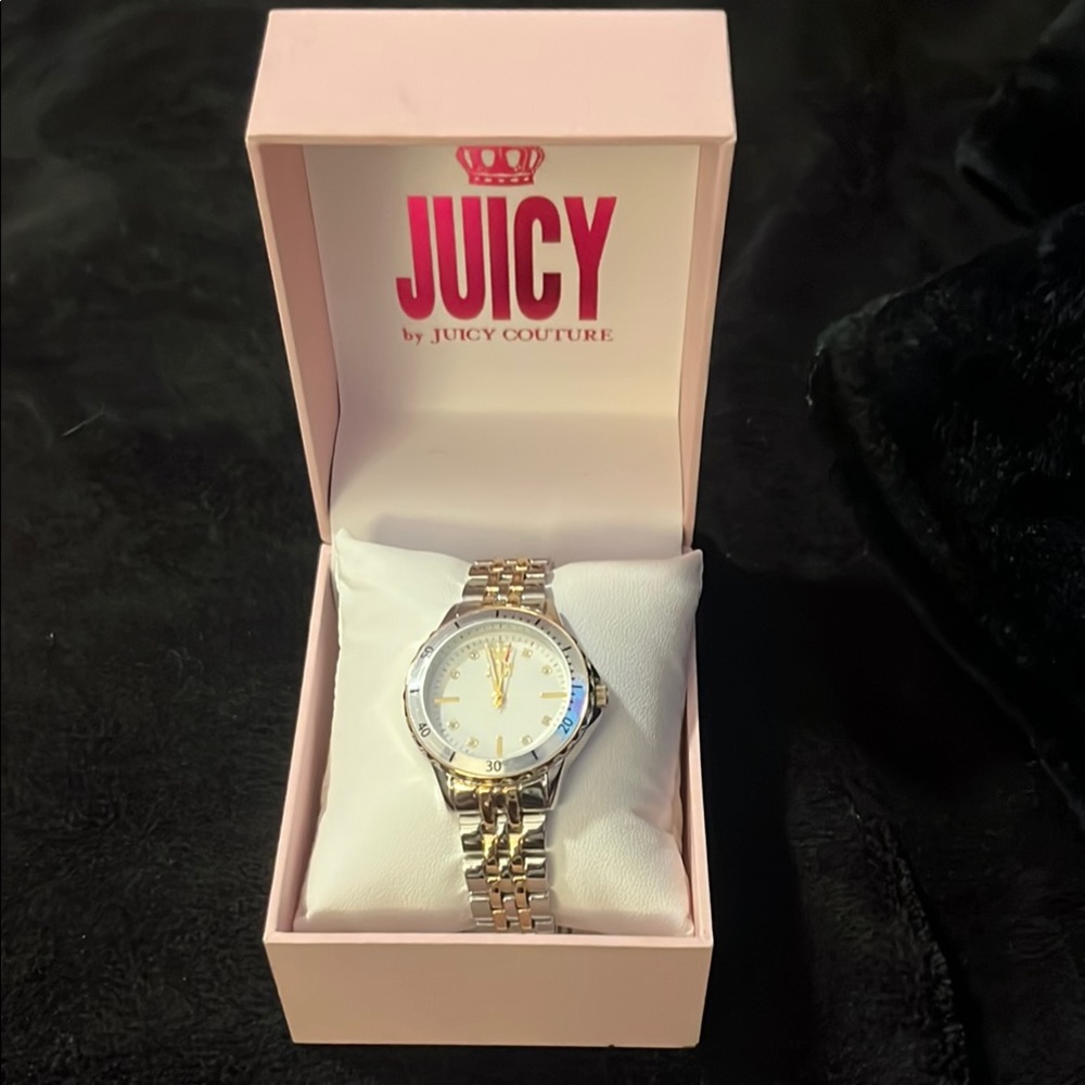 Juicy Couture Two-Tone Gold and Silver Women's Watch